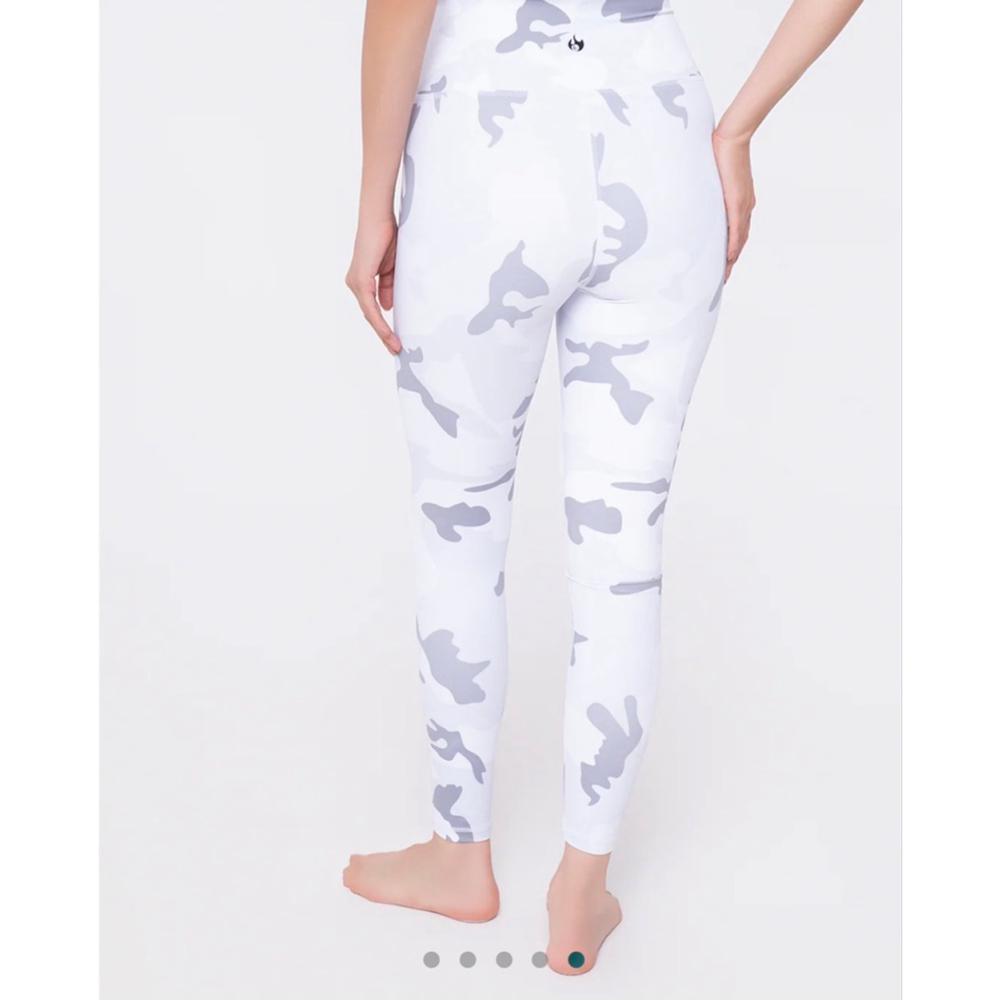 Women’s Werk Dance-wear White Camo Leggings XS - Picture 3 of 11